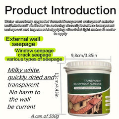 Waterproof Tape Stop Leaks Transparent Repairing Leak Waterproof Adhesive
