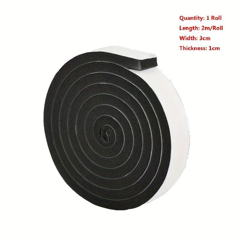 Home Sponge Soundproof Insulation Tape Weather Stripping Door Seal Strip