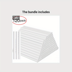 T TOVIA Hot Melt Glue Sticks 7mm for Craft Album Repair Tools