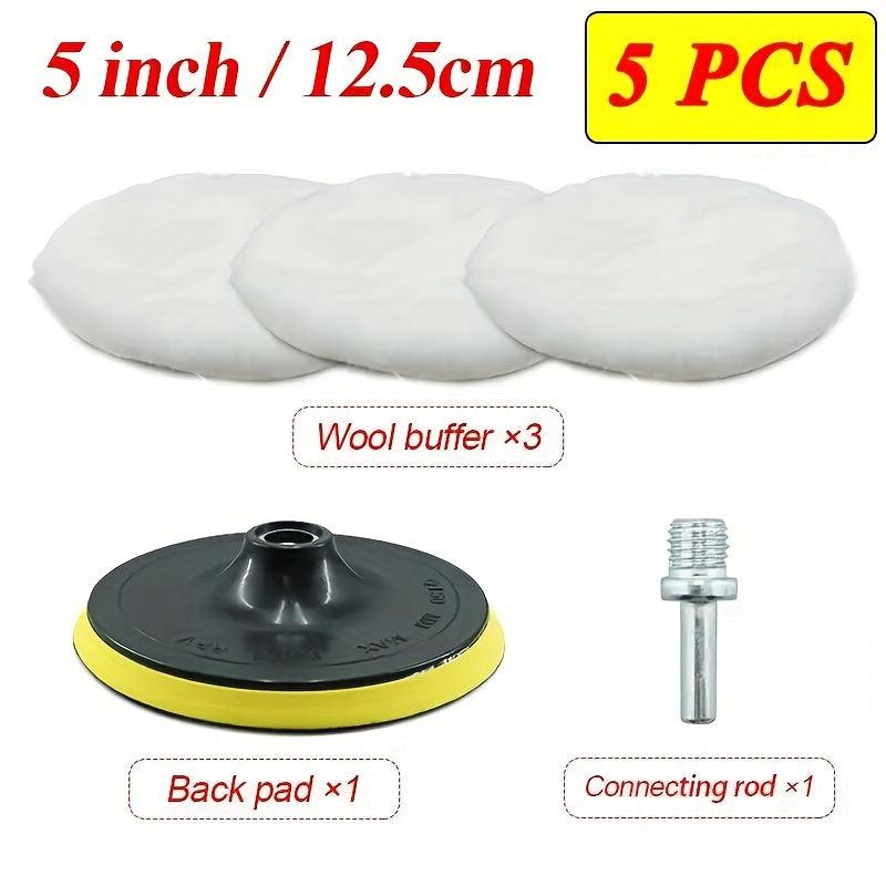 Car Polishing Pad Waxing Sponge Disc Plush Wheel Car Paint Care Polishing Pad