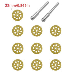 10pcs Diamond Cutting Wheel Saw Blades for Glass Ceramic Drill Rotary Tool