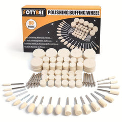 80pcs Polishing Buffing Wheel Rotary Tool Accessories