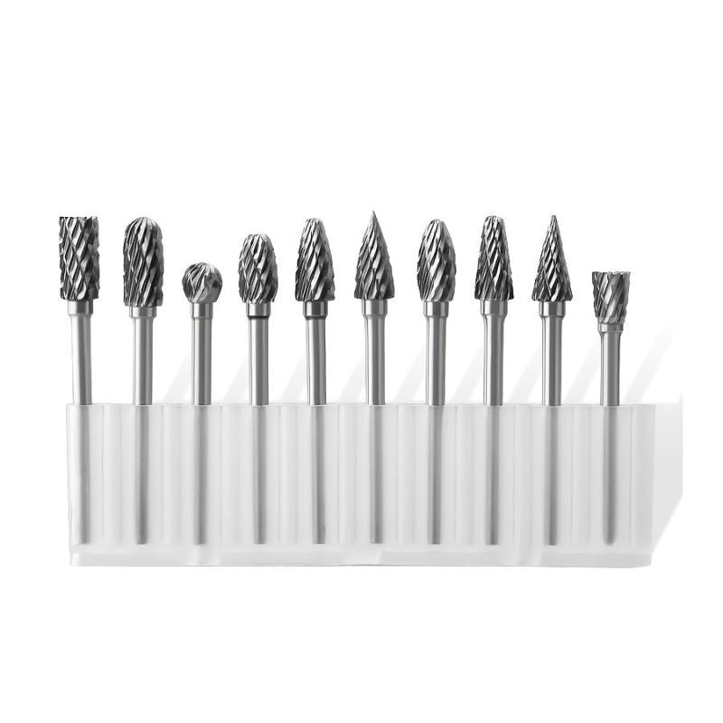 10pcs Tungsten Carbide Grinding Bits Set for Rotary Tools