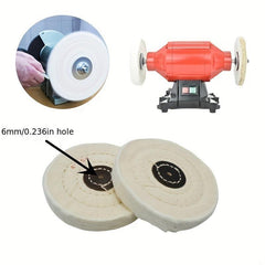 6mm Cloth Jewelry Polishing Wheel - 4' 50PYL