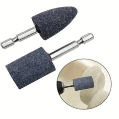 2pcs Metal Grinding Stone Set Rotating Tool Grinding Stone Wheel Head
