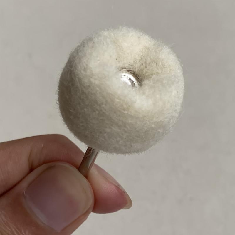 10pcs Soft Wool Felt Polishing Wheel Grinding Wheel 3mm Shank