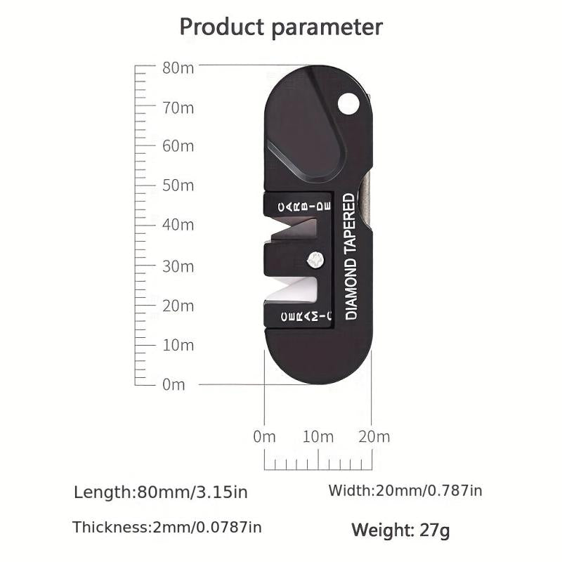 Pocket Diamond Outdoor Sharpener Scissor Fish Hook Tungsten Ceramic