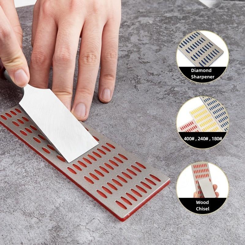 Diamond Whetstone Sharpener Set 6 X 2 for Wood Working Tools and 150 Yellow