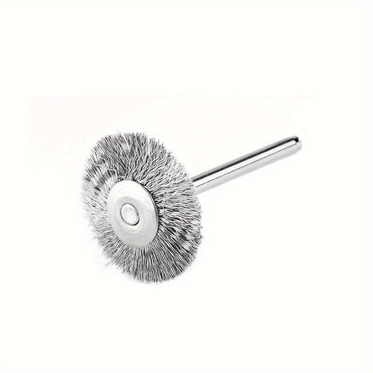 10pcs T Type 3 22mm Copper Wire Brush Mini Brush Steel Wire Brush