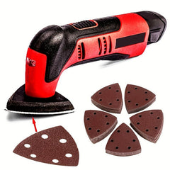 100pcs 90mm Triangle Mouse Sanding Disc Sheet 40 180Grits Grinder Sandpaper