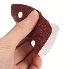 100pcs 90mm Triangle Mouse Sanding Disc Sheet 40 180Grits Grinder Sandpaper