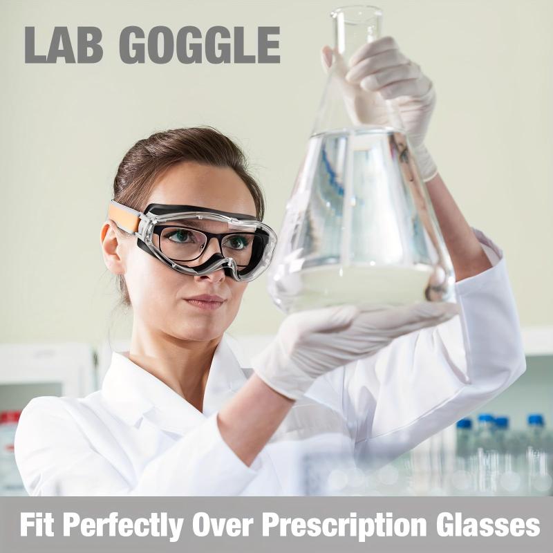 Industrial Safety Goggles Anti-fog Clear Lens for Men and Women