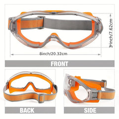 Industrial Safety Goggles Anti-fog Clear Lens for Men and Women