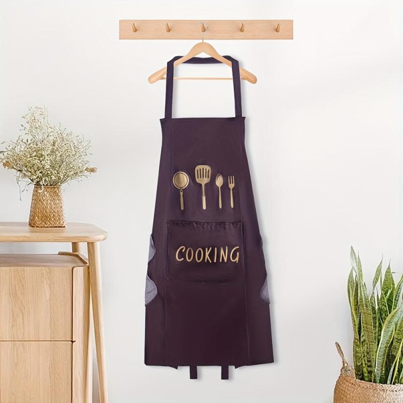 Waterproof Stain-proof Apron For Restaurant Cafe 65X72cm