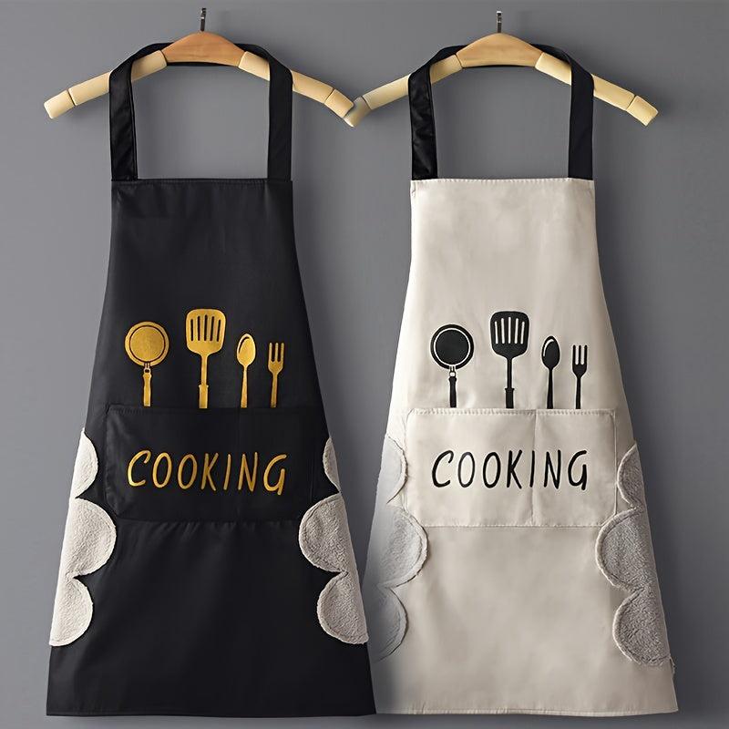 Waterproof Stain-proof Apron For Restaurant Cafe 65X72cm