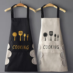 Waterproof Stain-proof Apron For Restaurant Cafe 65X72cm