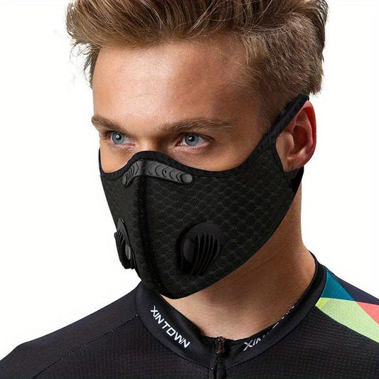Adjustable Mask With Valves And Filters Washable Reusable Dust Masks