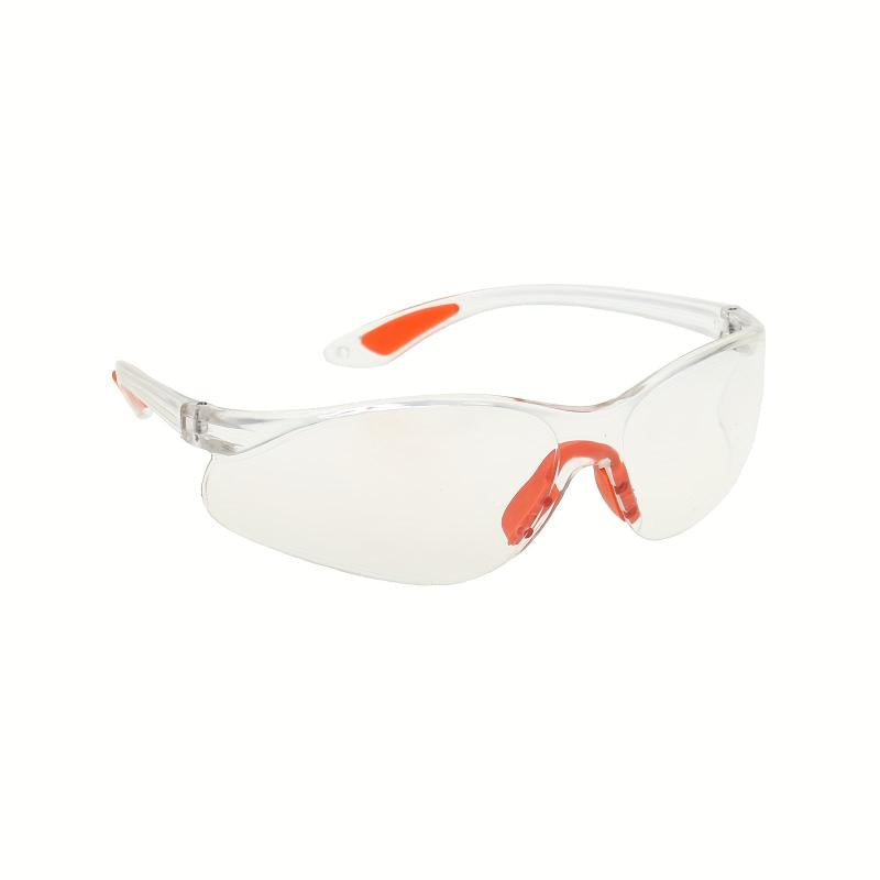 Safety Goggles Protective Eyewear Clear Lenses Rubber Nose 12pcs