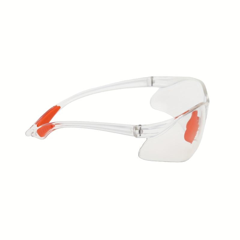 Safety Goggles Protective Eyewear Clear Lenses Rubber Nose 12pcs