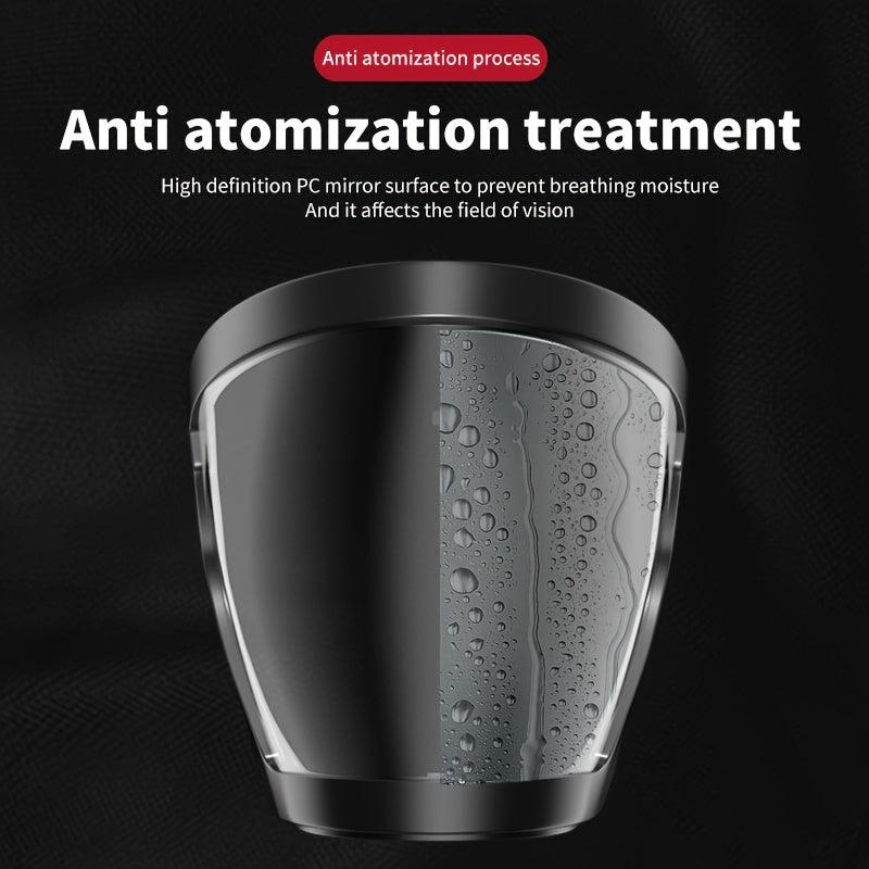 Anti Fog Face Shield HD Transparent Protection Against Droplets Dust Fumes