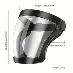 Anti Fog Face Shield HD Transparent Protection Against Droplets Dust Fumes