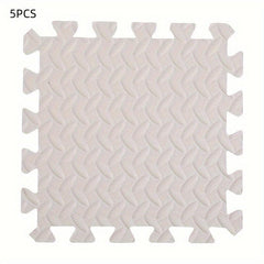 5pcs Foam Mat Anti fall Floor Bedroom Thickened Mat Washable