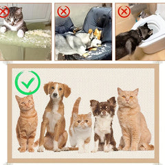 Pet Dog Gate Mesh Fence Indoor Stairs & Doorways Safety Train