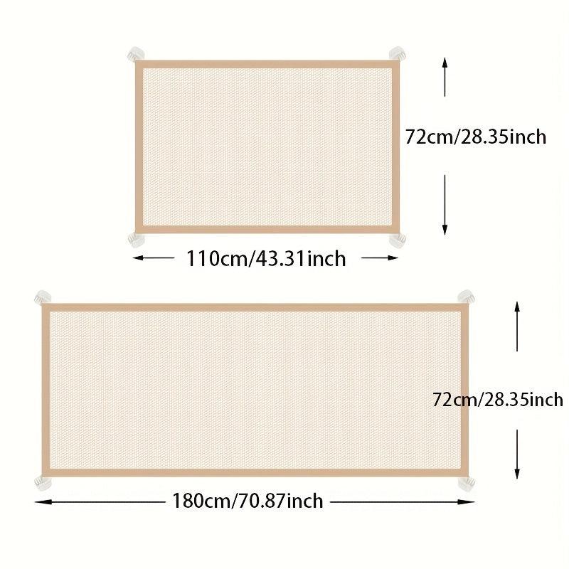 Pet Dog Gate Mesh Fence Indoor Stairs & Doorways Safety Train