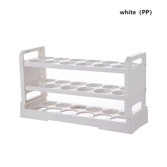 Large Capacity Foldable Egg Storage Box with Adjustable Timing