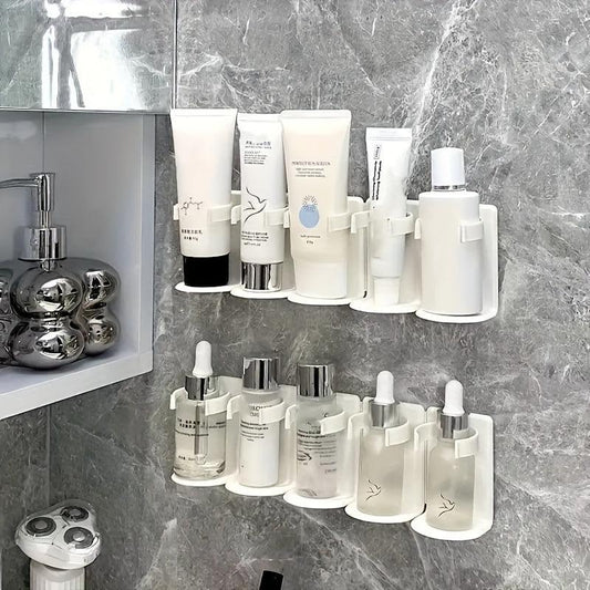 Facial Cleanser Holder Punch Bathroom MirrorCabinet Skin Care Shelf