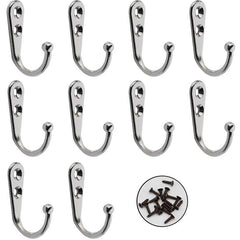 10pcs Retro Wall Hooks Hangers Door Mounted Coat Hooks Heavy Load Rack