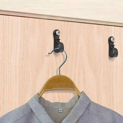 20pcs Q Hanger Hooks Safety Buckle Ceiling Screw Metal Hooks Hanging Plants Stri