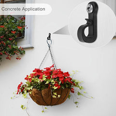 20pcs Q Hanger Hooks Safety Buckle Ceiling Screw Metal Hooks Hanging Plants Stri