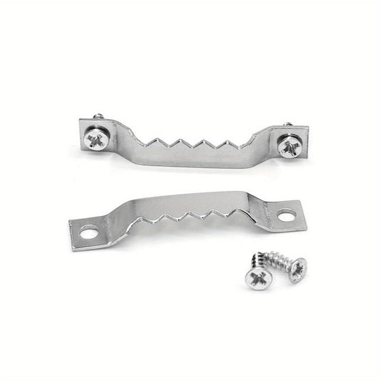 50 Packs Sawtooth Picture Frame Hangers with Screws for Clocks Paintings Artwork