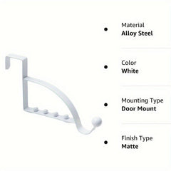 Door Back Hook Storage Metal Porch Non Slip Hanger