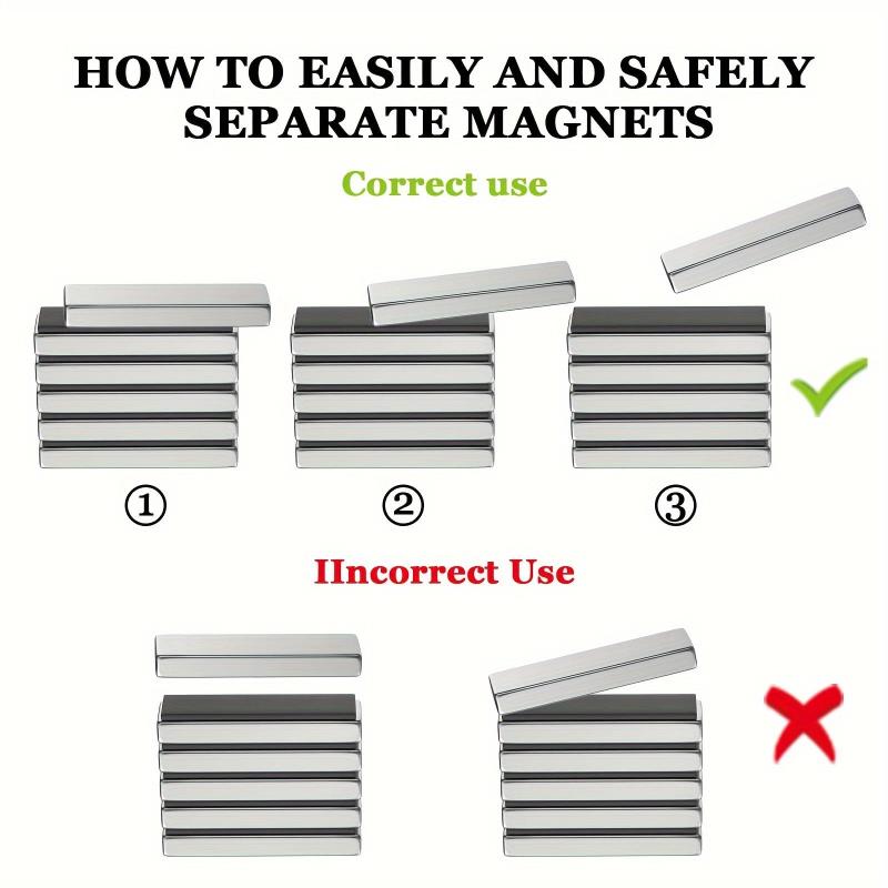 14pcs 50x10x3mm Neodymium Magnets Strong Magnet Bar