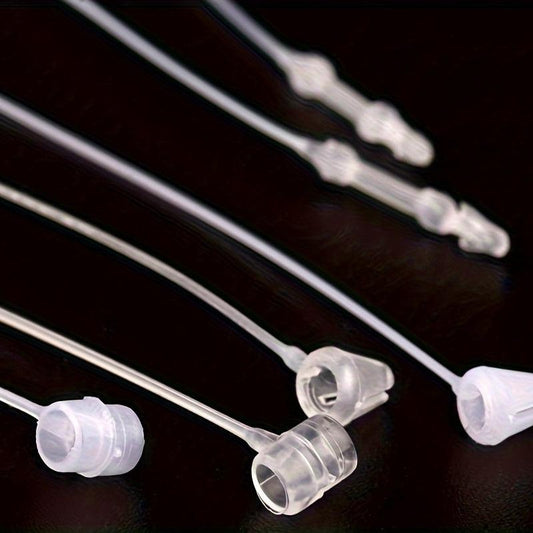 1000pcs Transparent Loop Pins Safety Threads, 4cm Length