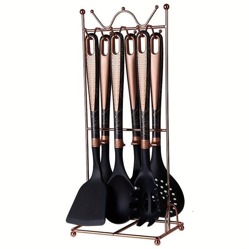7pcs High-End Kitchenware Set Spatula Spoon Ladle Shelf Kit