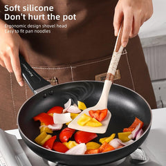12pcs Silicone Kitchenware Set Cookware Spatula Spoon Whisk Brush Clip Storage