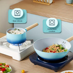 COOKER KING 6 3in Nonstick Saucepan Glass Lid