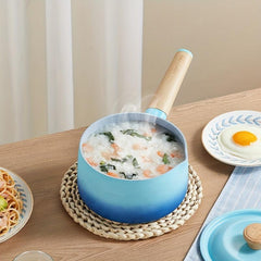 COOKER KING 6 3in Nonstick Saucepan Glass Lid