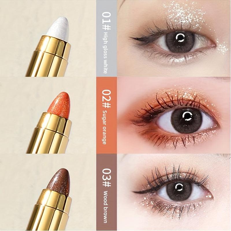 Double-Headed Pearly Eyeshadow Stick Smudge-Proof Eye Makeup