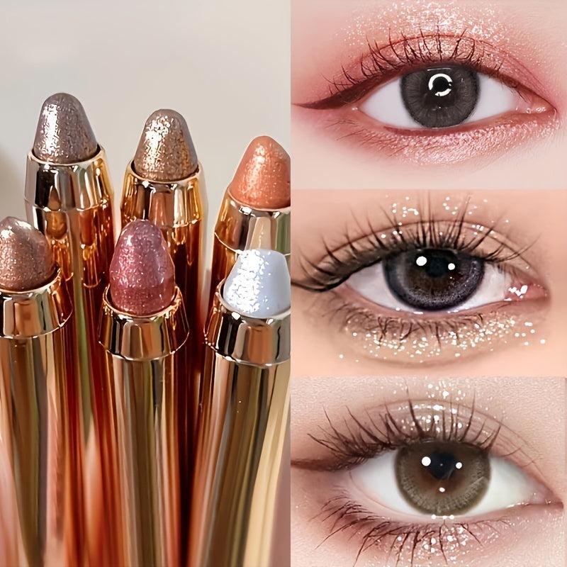 Double-Headed Pearly Eyeshadow Stick Smudge-Proof Eye Makeup
