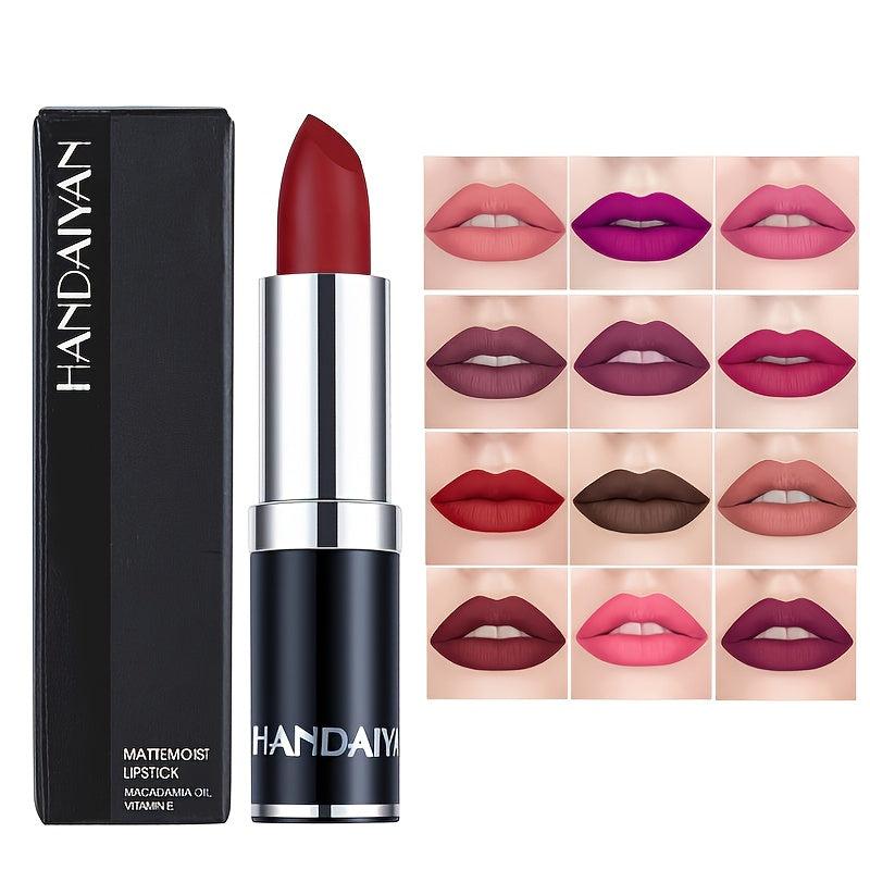Waterproof Matte Lipstick Liquid Gloss 12 Colors