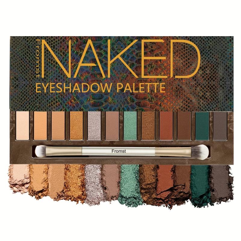 12 Smoky Eyeshadow Palette Hypoallergenic Earth Tones
