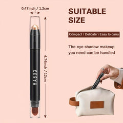 Creamy & Waterproof Eyeshadow Stick - Metallic Neutral and Brown Colors