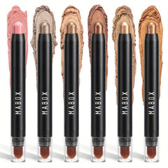 Creamy & Waterproof Eyeshadow Stick - Metallic Neutral and Brown Colors