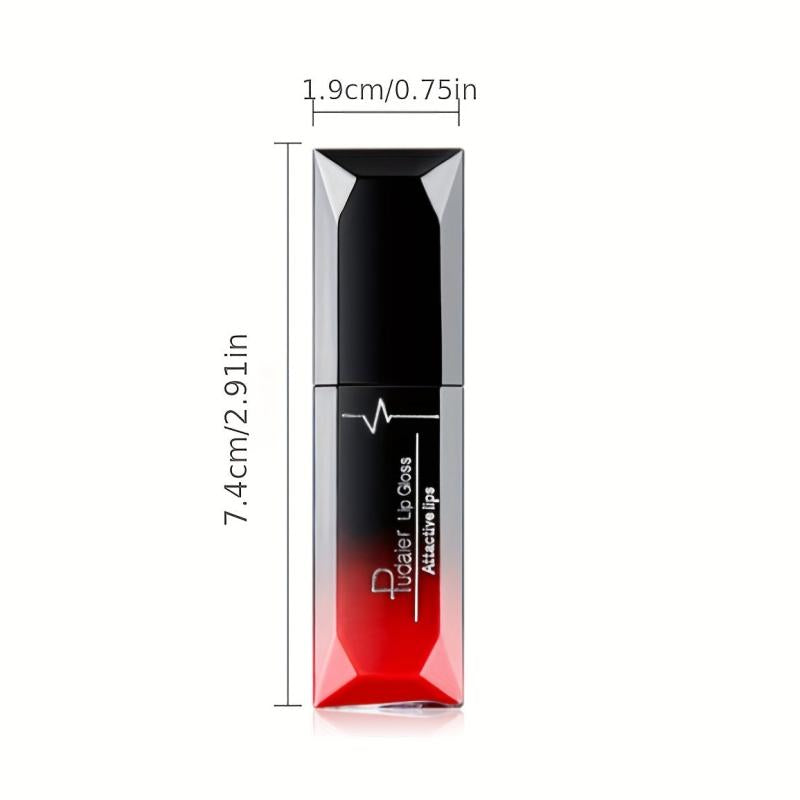 17-Color Matte Liquid Lipstick, Velvet Finish, Waterproof