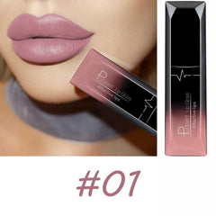 17-Color Matte Liquid Lipstick, Velvet Finish, Waterproof