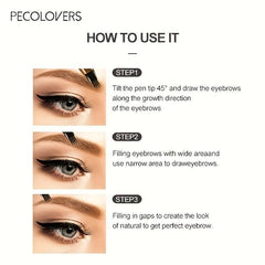 Liquid Eyebrow Pen Waterproof Smudge Proof Microblading Pencil